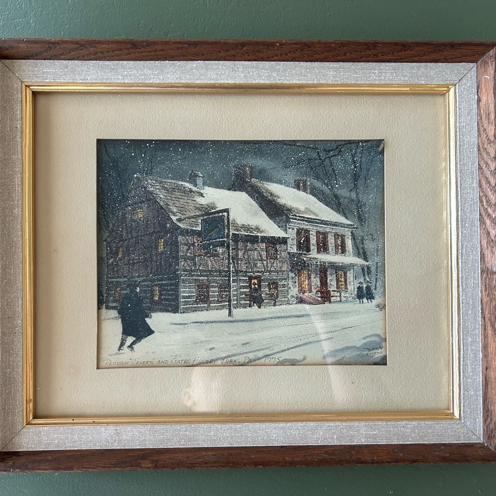 Winter Scene Framed Art